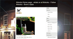 Desktop Screenshot of mokoko-bar.com